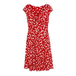 Retro Pinup Rockabilly Babydoll Polka Dot Dress Womens Size 14 Office Siren Chic